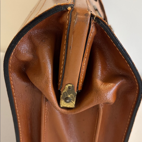 Vintage briefcase topgrain cowhide doctor’s bag Cooper Weeks made in Canada - Picture 7 of 17